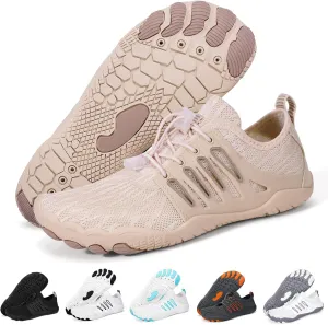 Hike Barefoot Water Shoes for Women Men Footwear, Quick Dry Wide Toe Box Pro Beach Swim Athletic Sports Shoes, Non-Slip Lightweight Aqua Shoe for Pool Hiking Walking Kayaking Diving Surfing