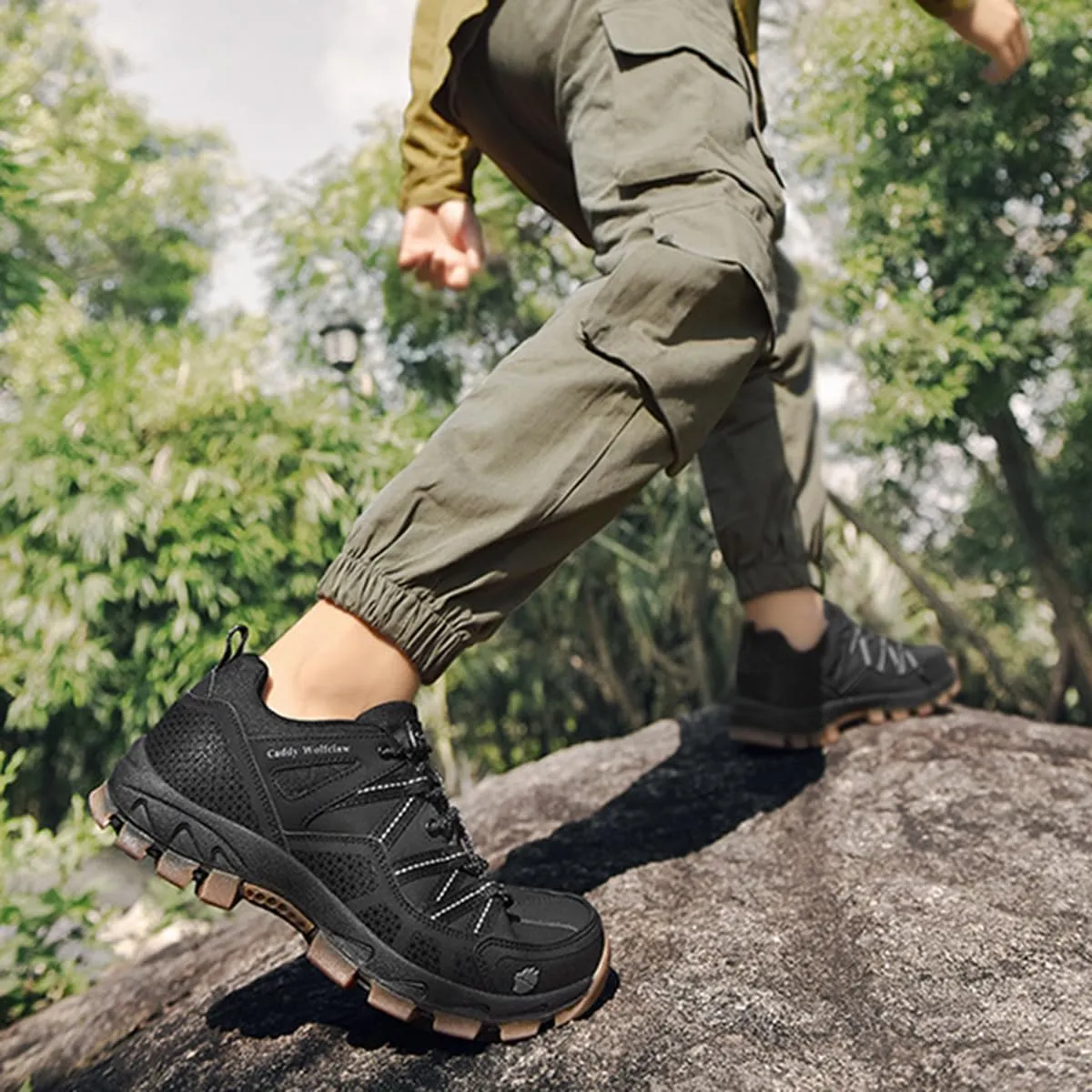 Hiking Shoes Mens Waterproof Mountain Trekking Shoes Women Breathable Walking Shoes Outdoor Sports Winter Boots