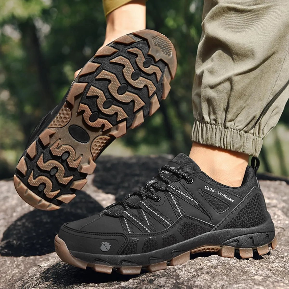 Hiking Shoes Mens Waterproof Mountain Trekking Shoes Women Breathable Walking Shoes Outdoor Sports Winter Boots