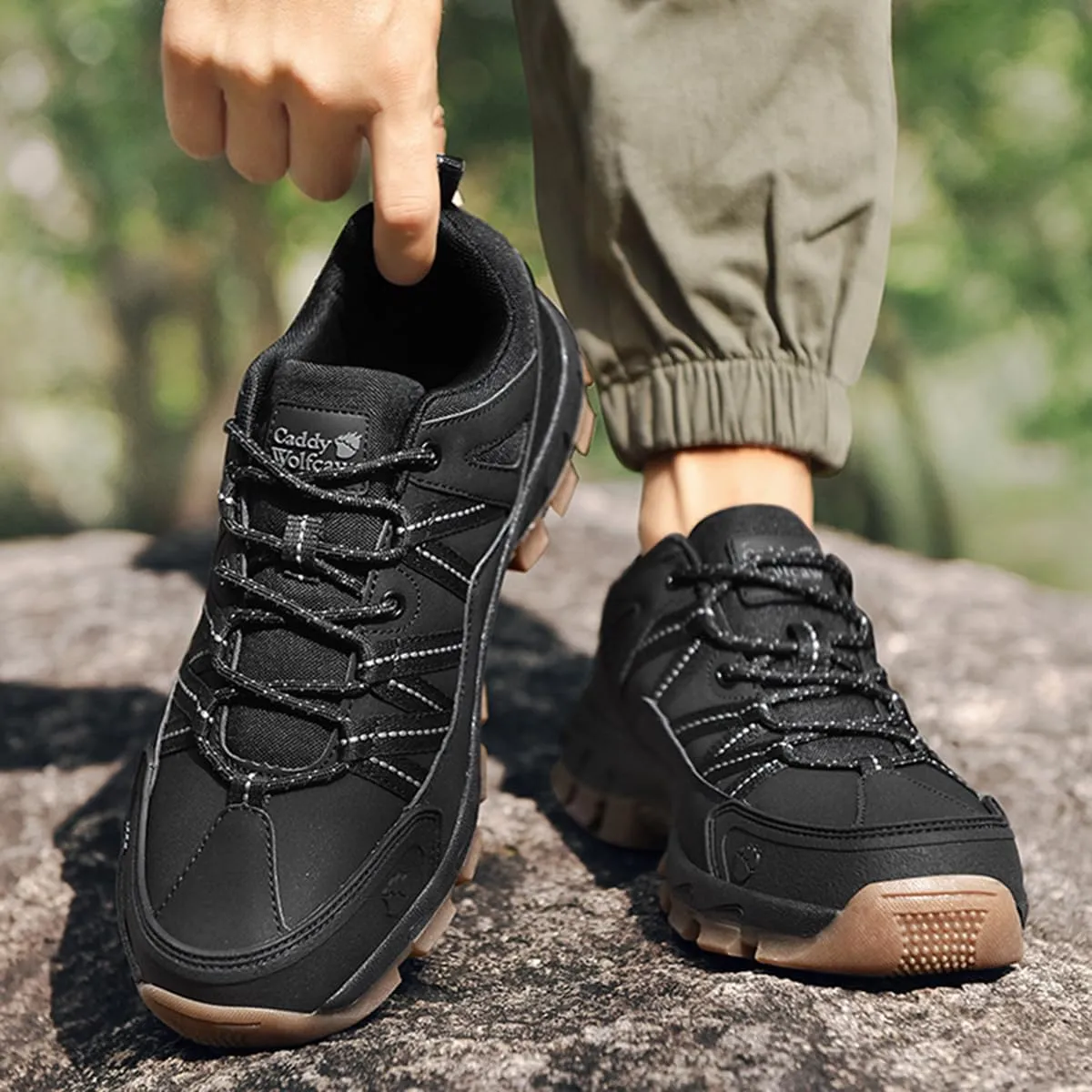 Hiking Shoes Mens Waterproof Mountain Trekking Shoes Women Breathable Walking Shoes Outdoor Sports Winter Boots