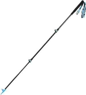 Hiking Trekking Poles Carbon Fiber Trekking Poles Telescopic Walking Sticks with EVA Grips Ultralight for Backpacking Hiking Sticks for Trekking(Blue)