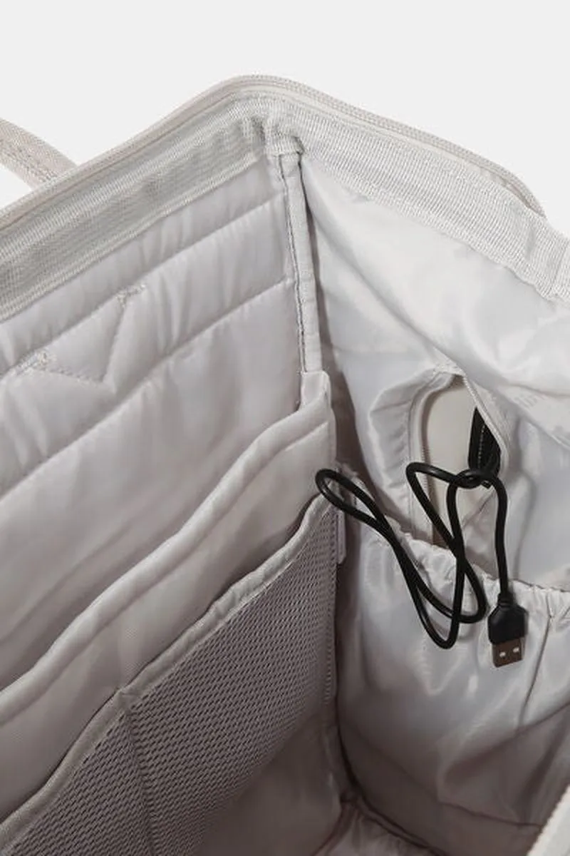 Himawari Waterproof Backpack with USB Charging Port - Stylish and Functional!