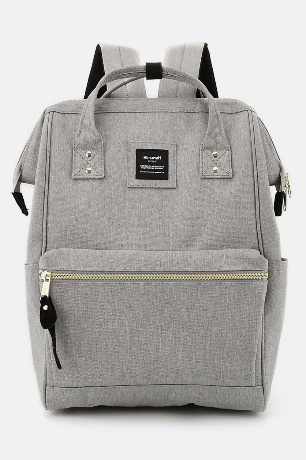 Himawari Waterproof Canvas Backpack with Padded Laptop Compartment