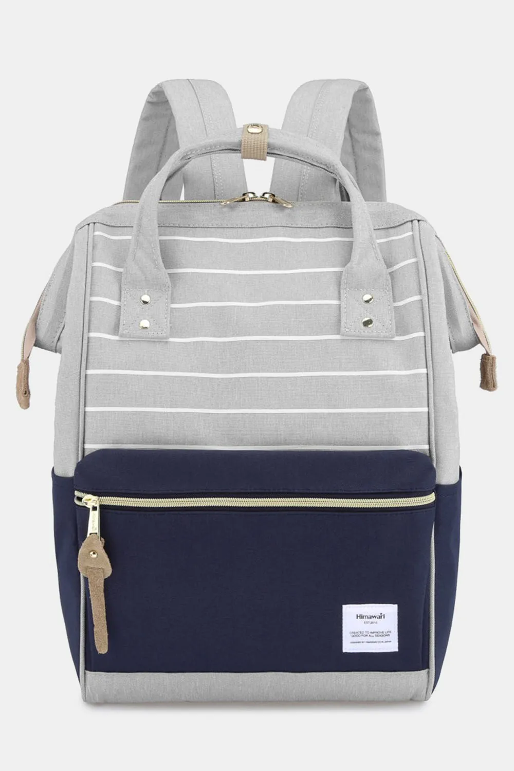 Himawari Waterproof Canvas Backpack with Padded Laptop Compartment