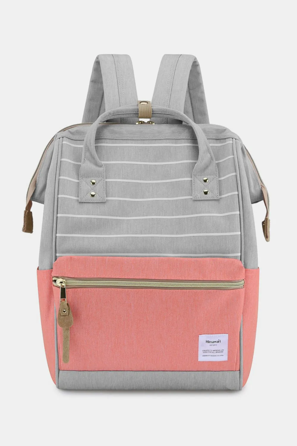 Himawari Waterproof Canvas Backpack with Padded Laptop Compartment