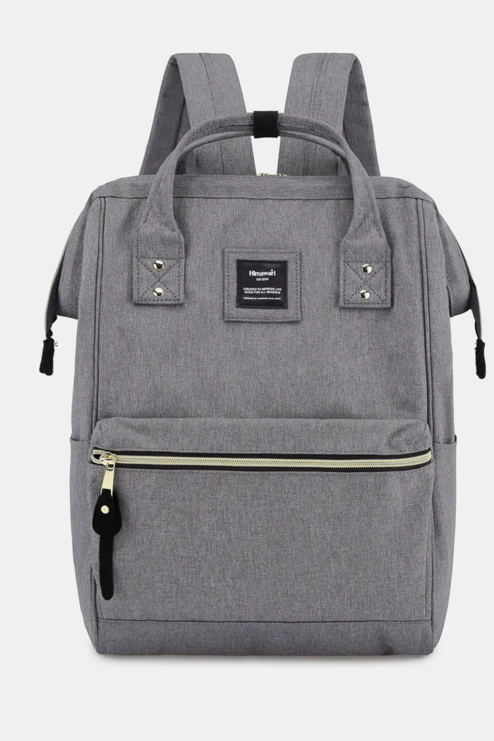 Himawari Waterproof Canvas Backpack with Padded Laptop Compartment