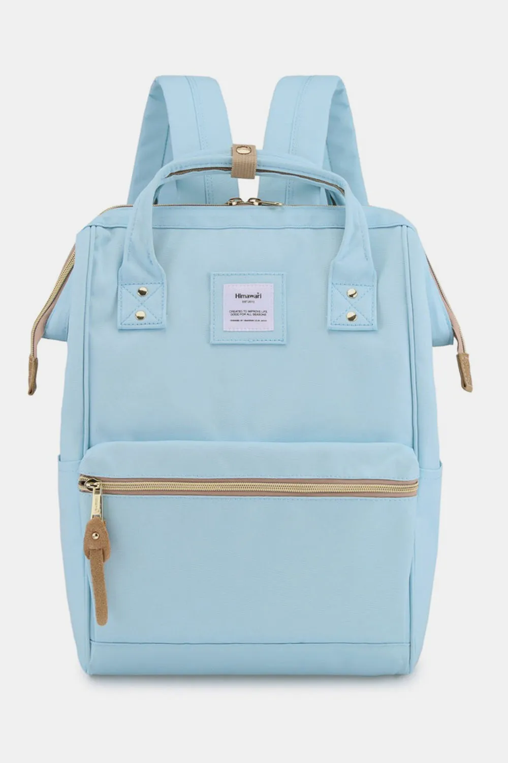 Himawari Waterproof Canvas Backpack with Padded Laptop Compartment