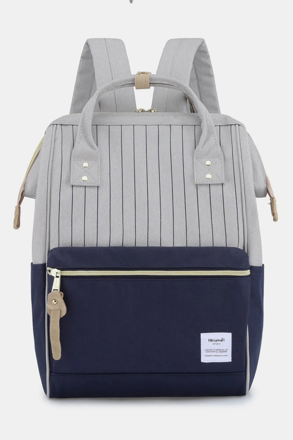 Himawari Waterproof Canvas Backpack with Padded Laptop Compartment
