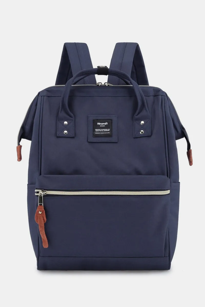 Himawari Waterproof Canvas Backpack with Padded Laptop Compartment