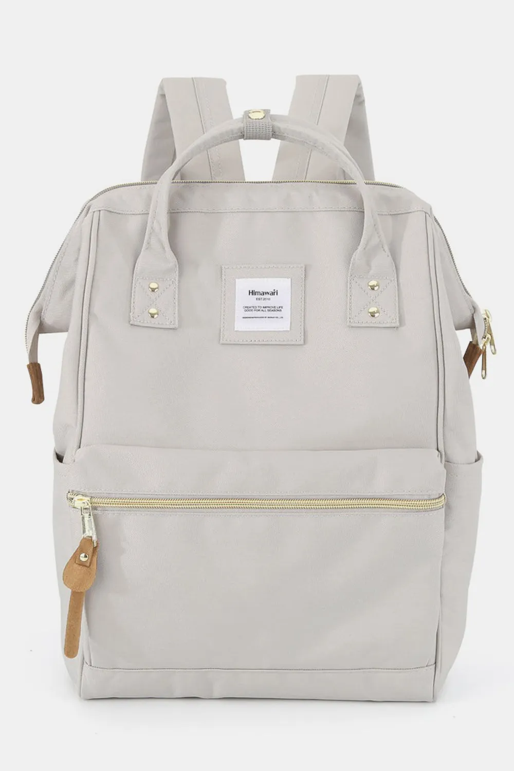 Himawari Waterproof Canvas Backpack with Padded Laptop Compartment