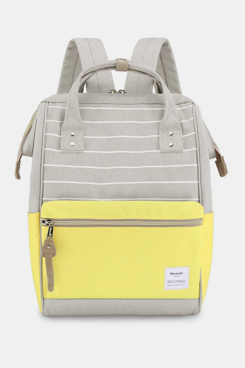 Himawari Waterproof Canvas Backpack with Padded Laptop Compartment