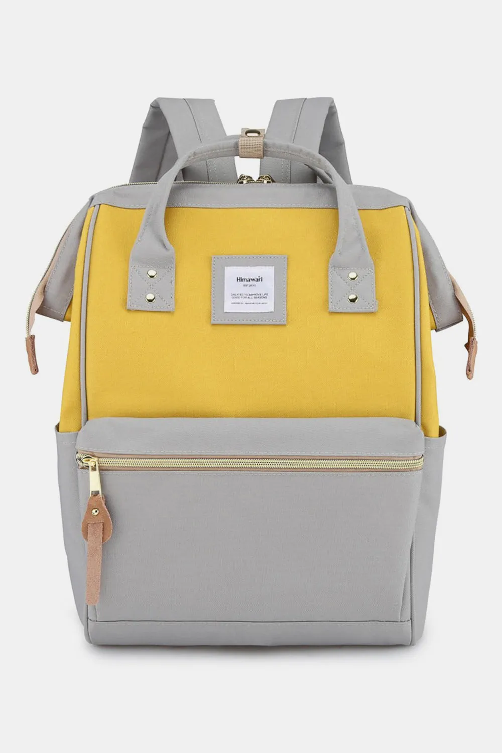 Himawari Waterproof Canvas Backpack with Padded Laptop Compartment