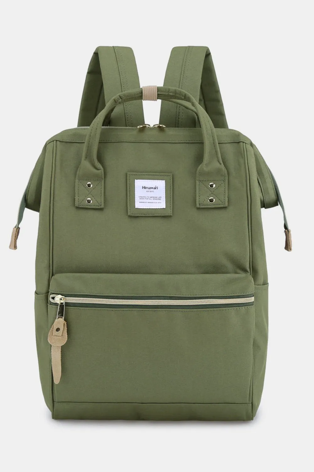 Himawari Waterproof Canvas Backpack with Padded Laptop Compartment