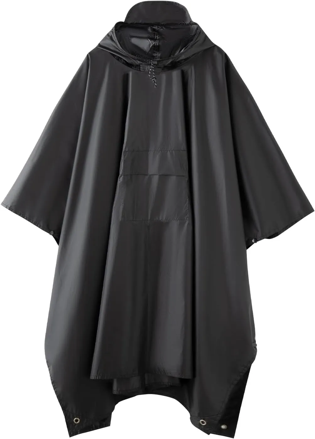 hooded waterproof raincoat, outdoor hiking, unisex, camping mat and small tent multifunctional