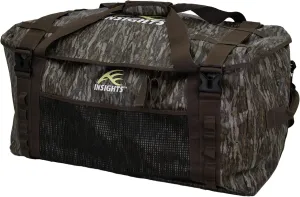 Insights Hunting by frogg toggs– The Traveler Gear Bag, All Around Hunting Weatherproof Storage Duffle, XL 3000 Cubic Inches of Storage, Mossy Oak Bottomland