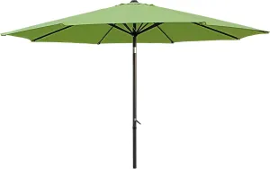 International Caravan St. Kitts 11.5-foot Patio Umbrella Light Green