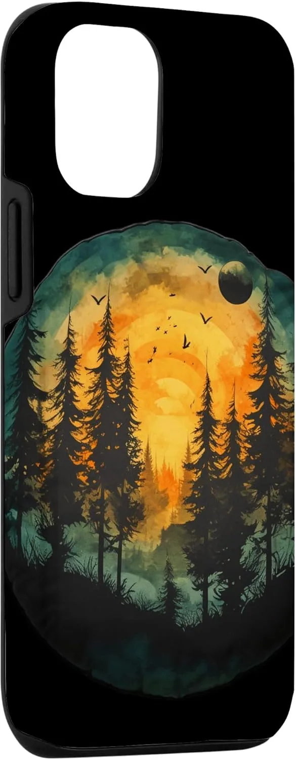 iPhone 13 Wildlife Trees Outdoors Nature Forest Sunset Trekking Hiking Case