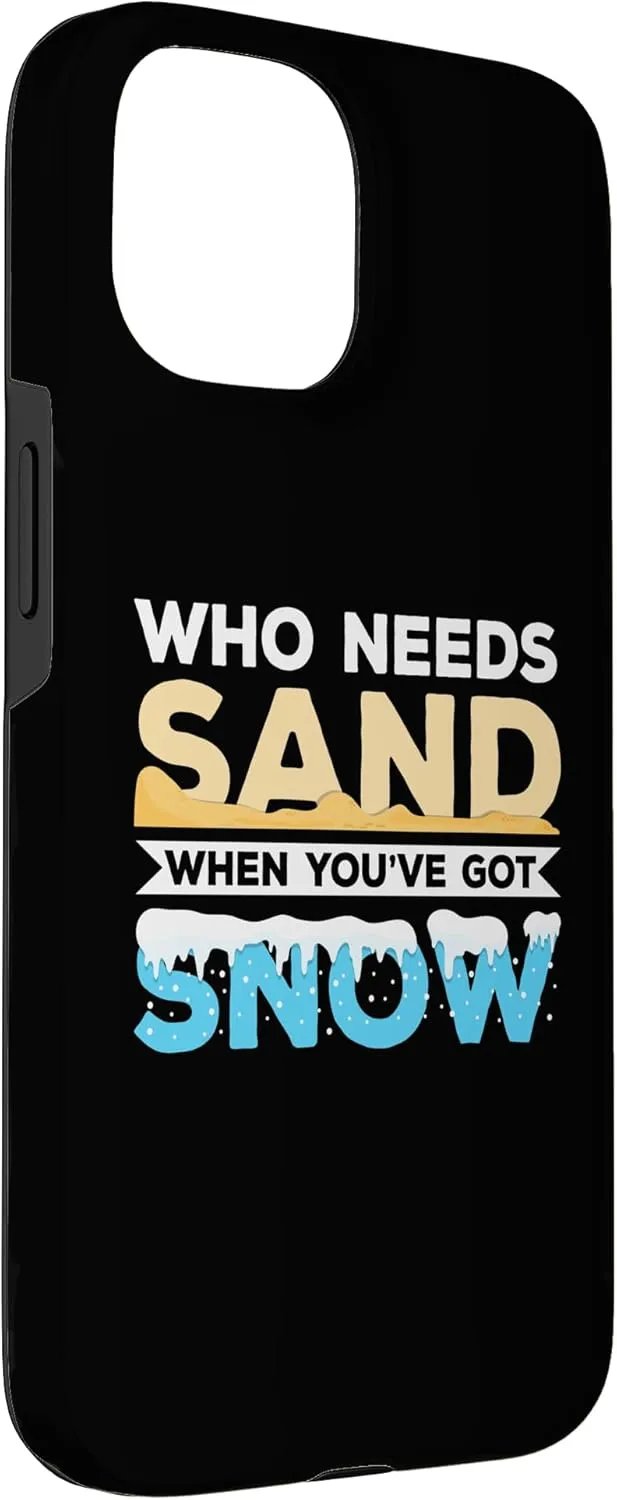 iPhone 15 Who Needs Sand When You've Got Snow? Mountain Trekking Case
