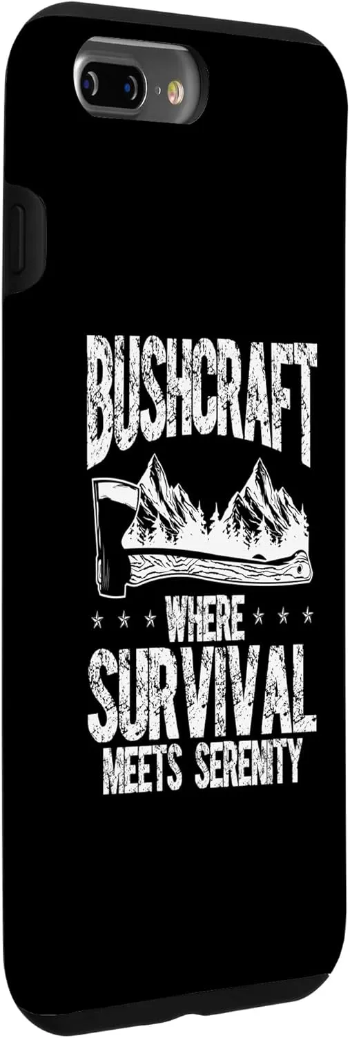 iPhone 7 Plus/8 Plus Forest Trekking Bushcraft Survival Nature Bushcrafter Case