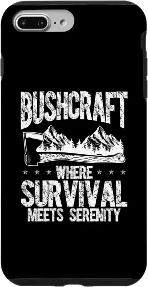 iPhone 7 Plus/8 Plus Forest Trekking Bushcraft Survival Nature Bushcrafter Case