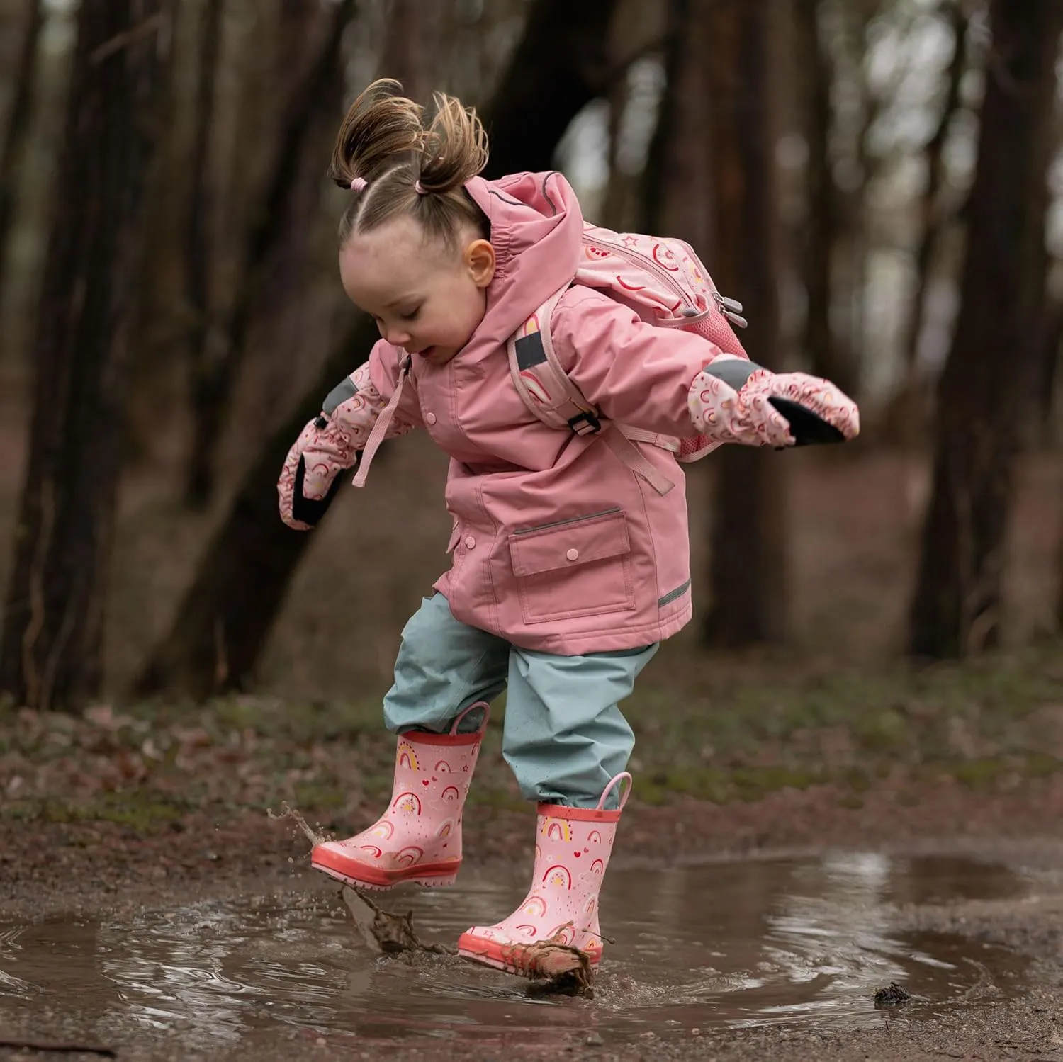JAN & JUL Waterproof Rain Pants for Toddlers and Kids