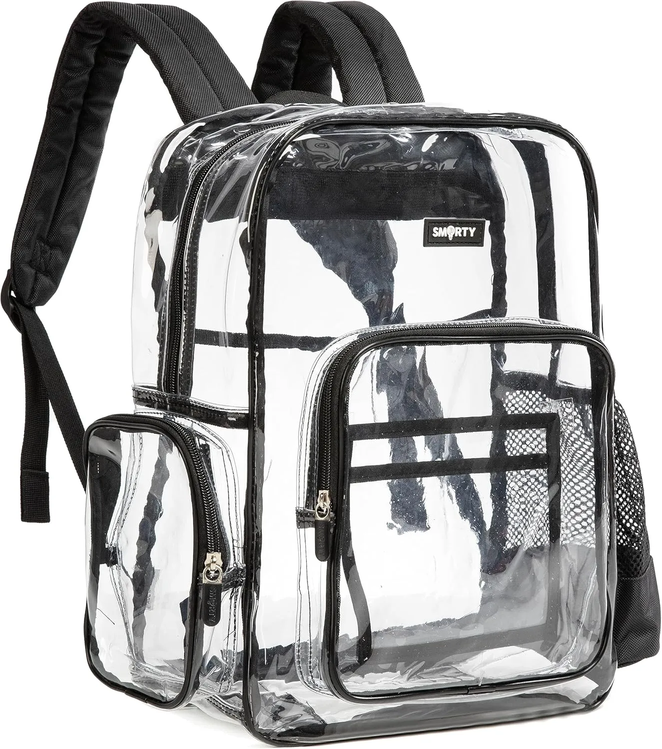 J.CARP Clear Bag Heavy Duty Backpack Durable Transparent See Through Bag
