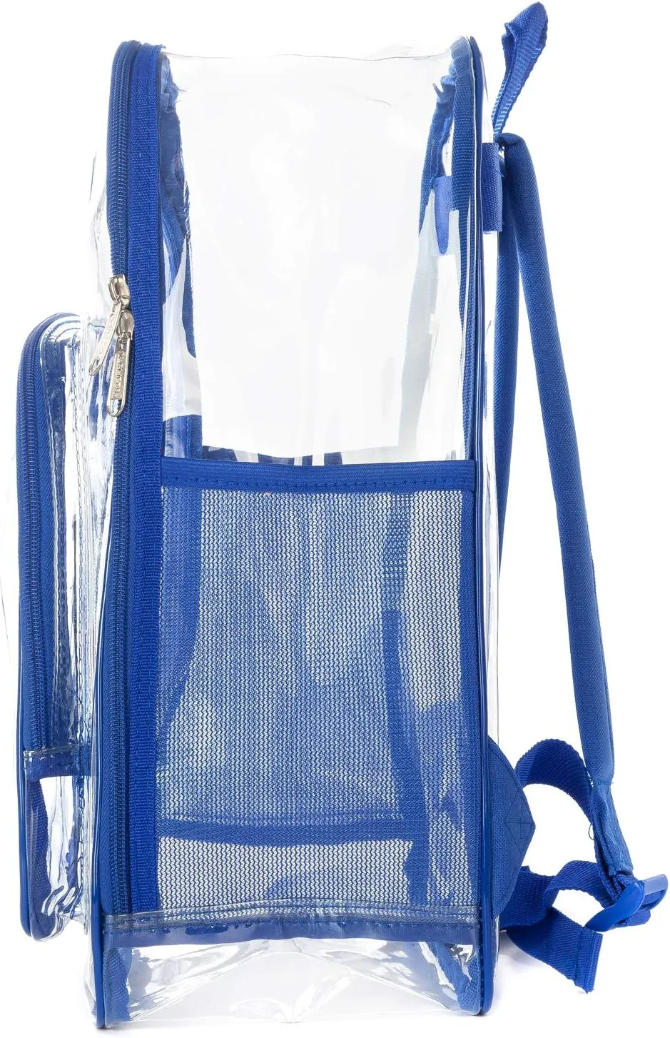K-Cliffs Large Transparent Backpack Clear Heavy Duty School Bag Durable Student Bookbag See Through Vinyl Daypack Workbag
