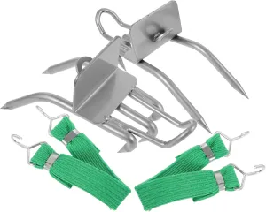 KESYOO 1 Set Portable Tree Climbing Tool Anti-Skid Metal Climb Spikes for Outdoor Adventure