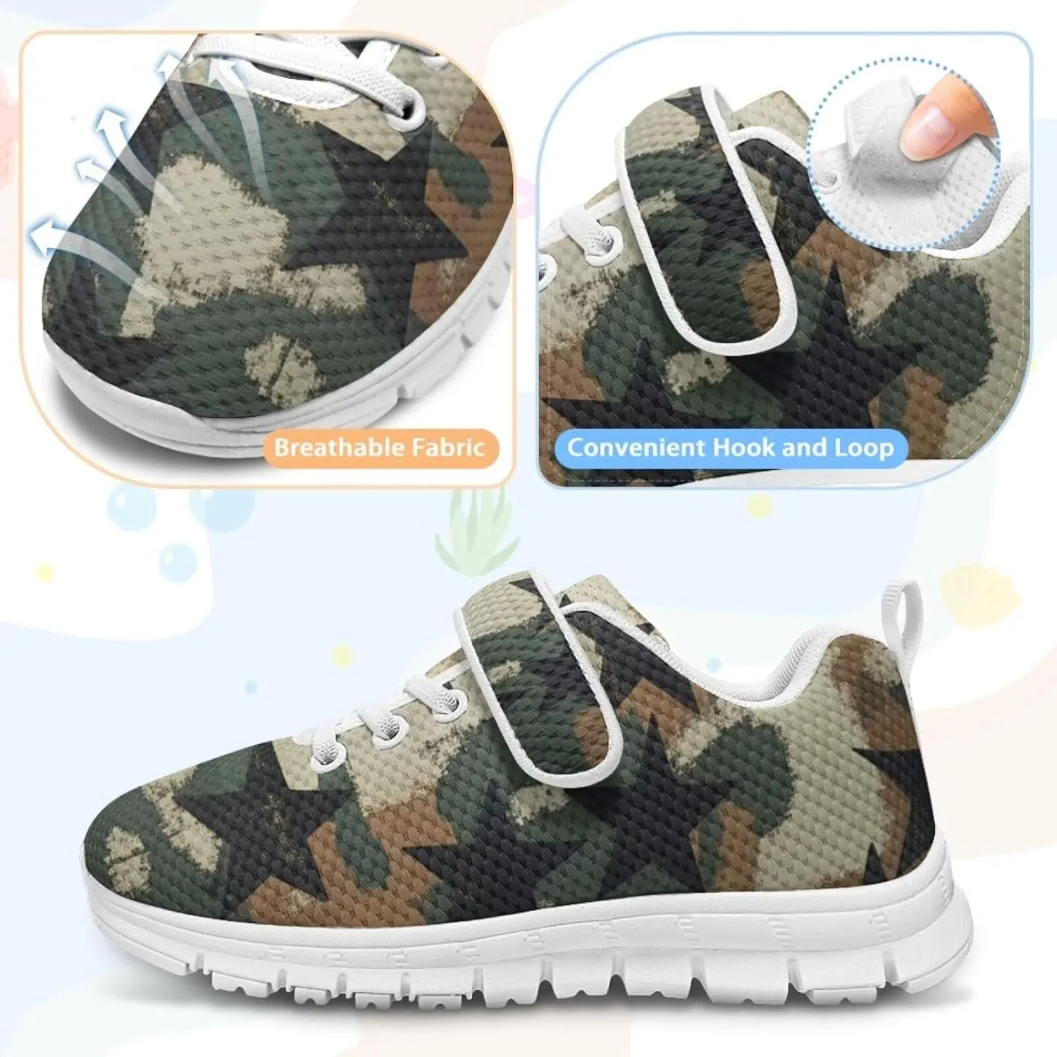 Kids Sneakers Boys Athletic Tennis Shoes Little Kid Running Shoes