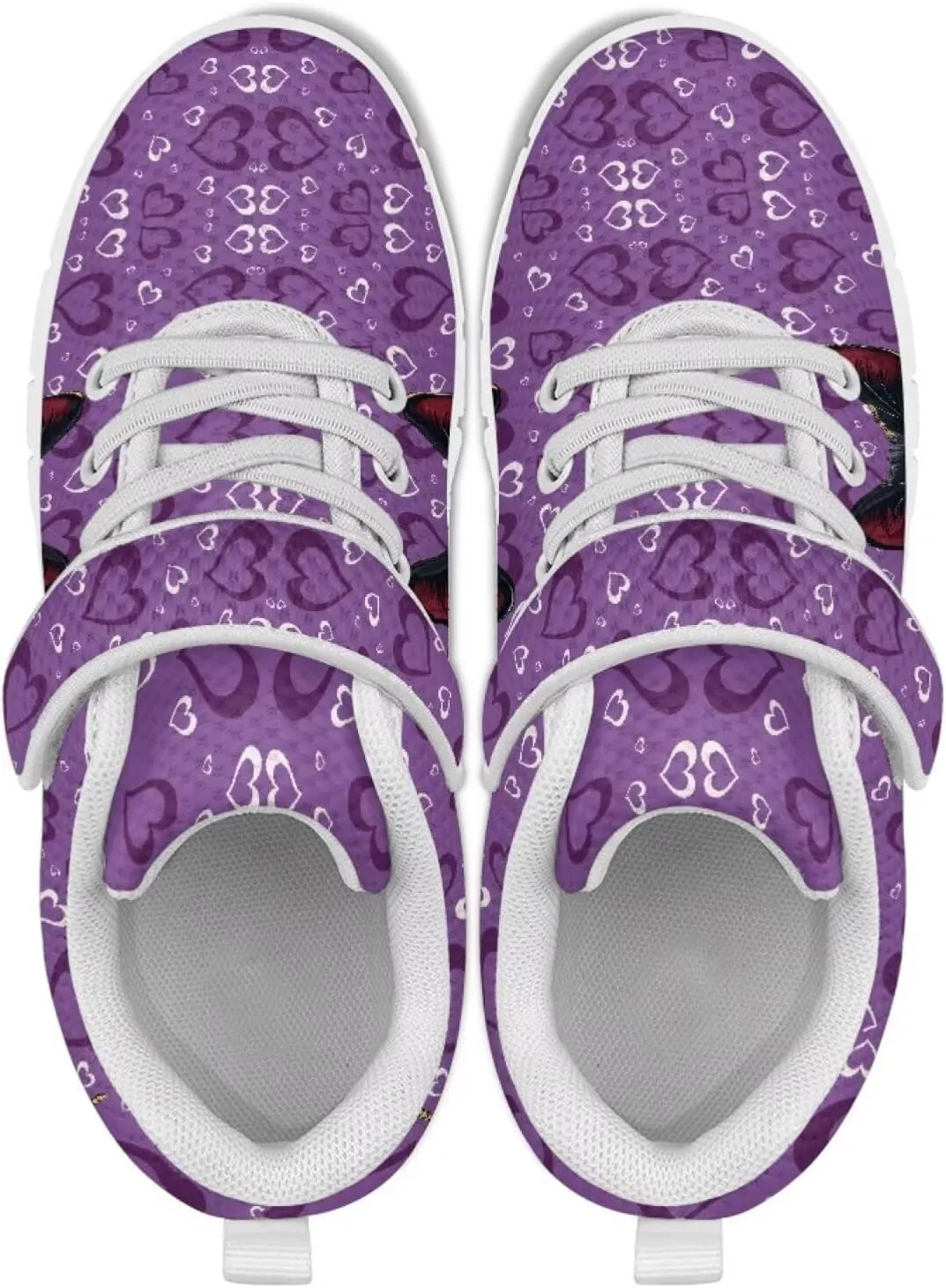 Kids Tennis Gym Shoes Slip On Sneakers Comfy Running Athletic Shoes