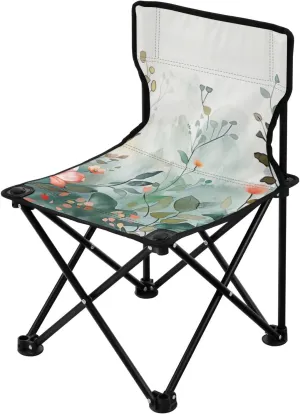 Kigai Folding Camping Chair Heavy Duty Chair Ultralight Compact Portable Beach Chair for Outdoor Camp, Hiking, Travel, Beach, Sporting Event and Picnic, Spring Flowers