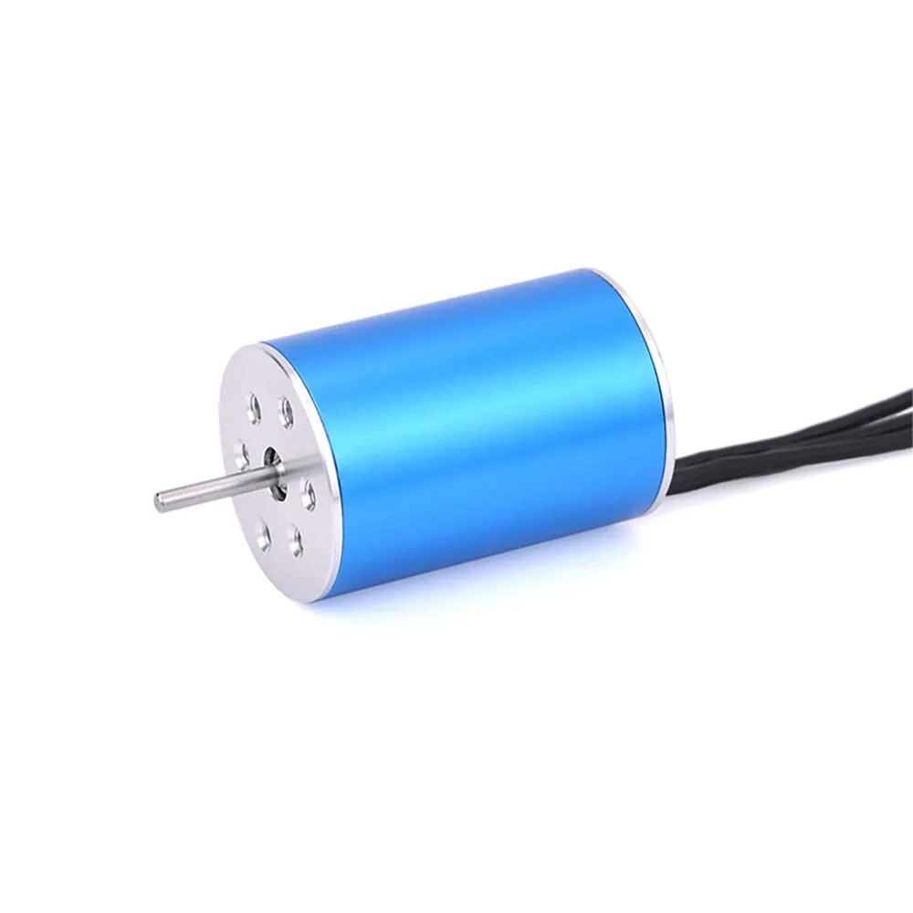 KingVal Replacement 2435 4800KV Sensorless Brushless Motor Shaft 2.0mm Compatible with 1/16 1/18 RC Car