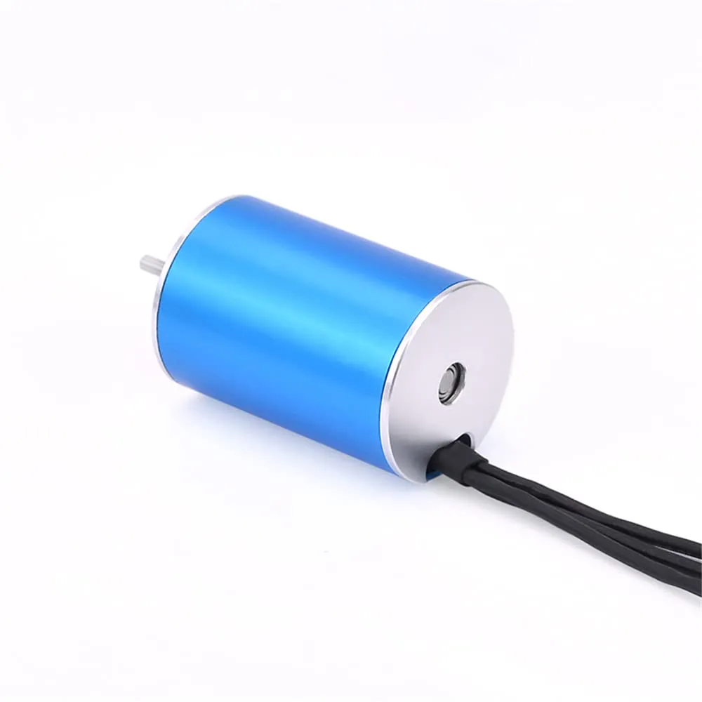 KingVal Replacement 2435 4800KV Sensorless Brushless Motor Shaft 2.0mm Compatible with 1/16 1/18 RC Car
