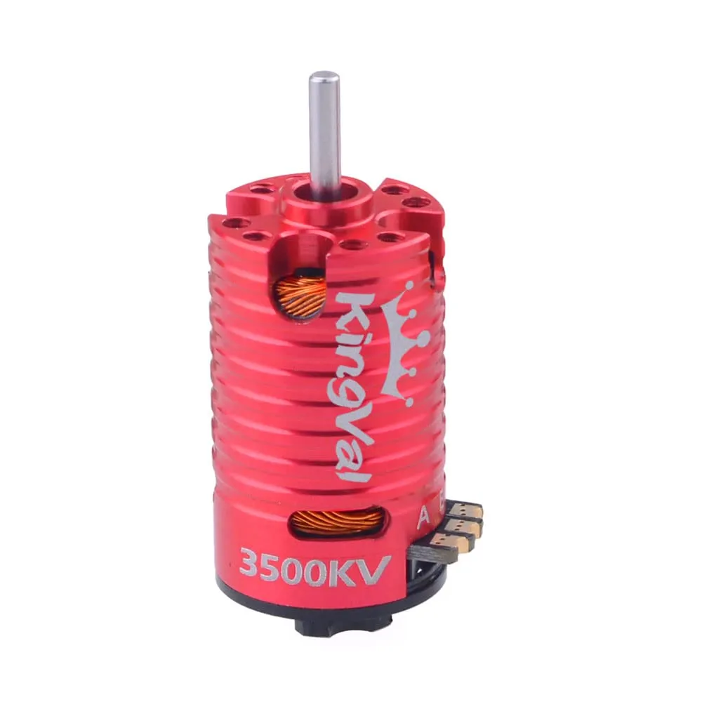 KingVal Replacement Mini 1410 3500KV Brushless Motor Shaft Diameter 2mm Compatible with Kyosho 1/24 1/28 RC Mini Car