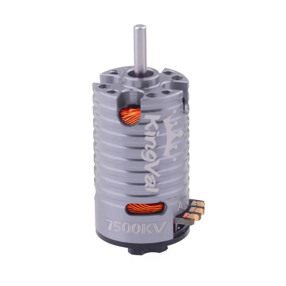 KingVal Replacement Mini 1410 7500KV Brushless Motor Shaft Diameter 2mm Compatible with Kyosho 1/24 1/28 RC Mini Car