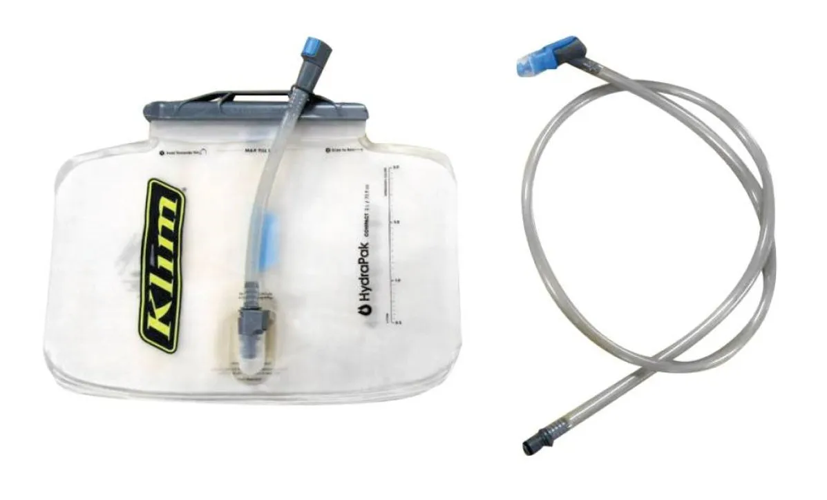 Klim Hydrapak 2.0L Compact Shape-Loc Reservoir 48" ~ 3160-000-000-000; Clear, Size One Size (CLOS)