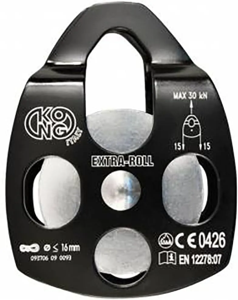 Kong Italy - Extra Roll Pulley Black