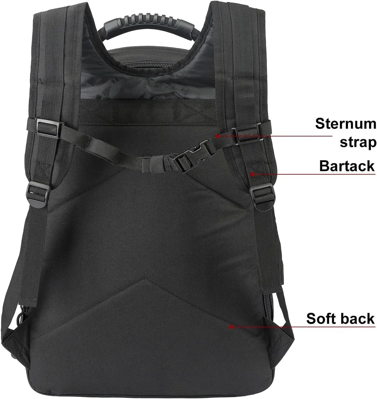 Large 3 Day Expandable 39L-64L Backpack Military Tactical Hiking Camping Daypack