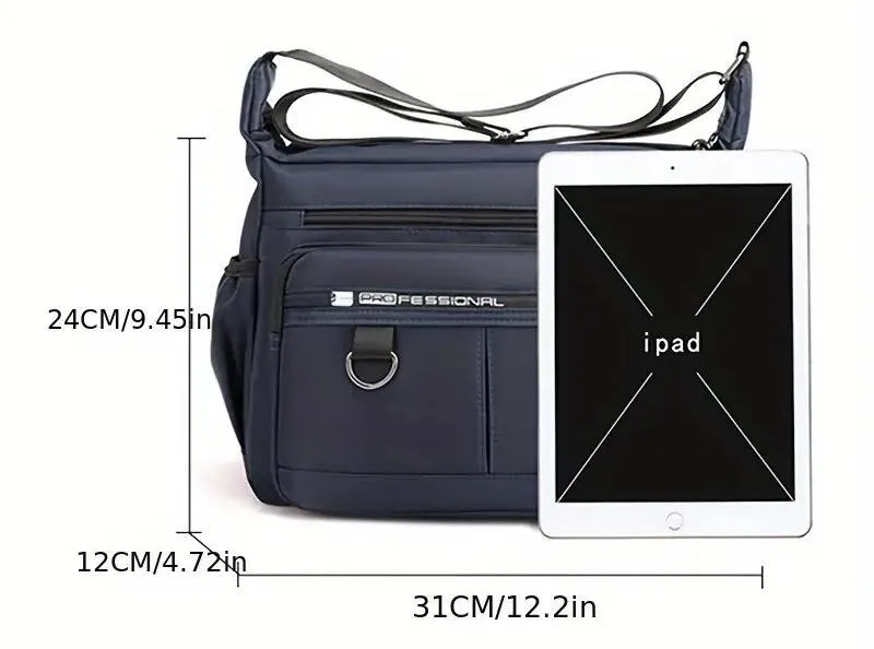 Large-Capacity Men's Backpack - Waterproof & Wear-Resistant Design
