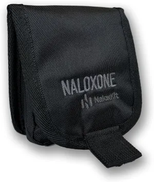 Large Carry Pouch, Ballistic Nylon, Insulated, Hook & Loop Straps for Duty Belt Deployment. Holds 2-4 doses of naloxone Nasal Spray (not Included)