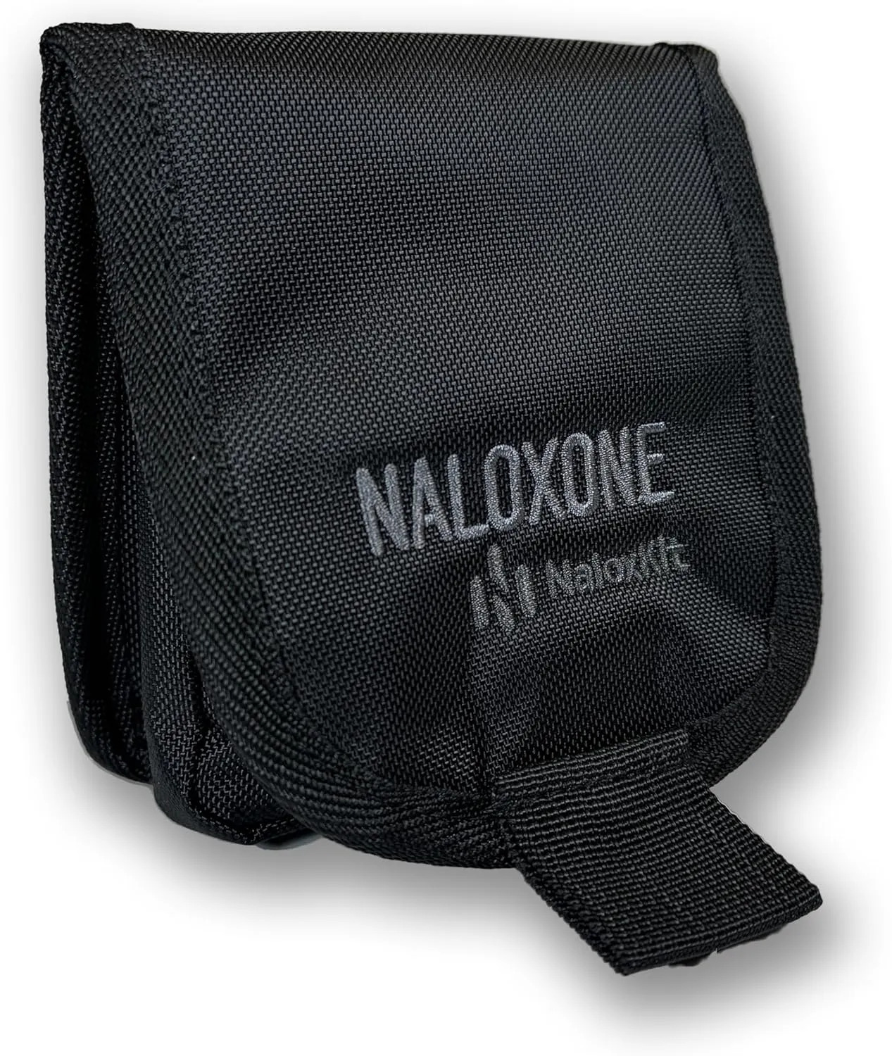 Large Carry Pouch, Ballistic Nylon, Insulated, Hook & Loop Straps for Duty Belt Deployment. Holds 2-4 doses of naloxone Nasal Spray (not Included)