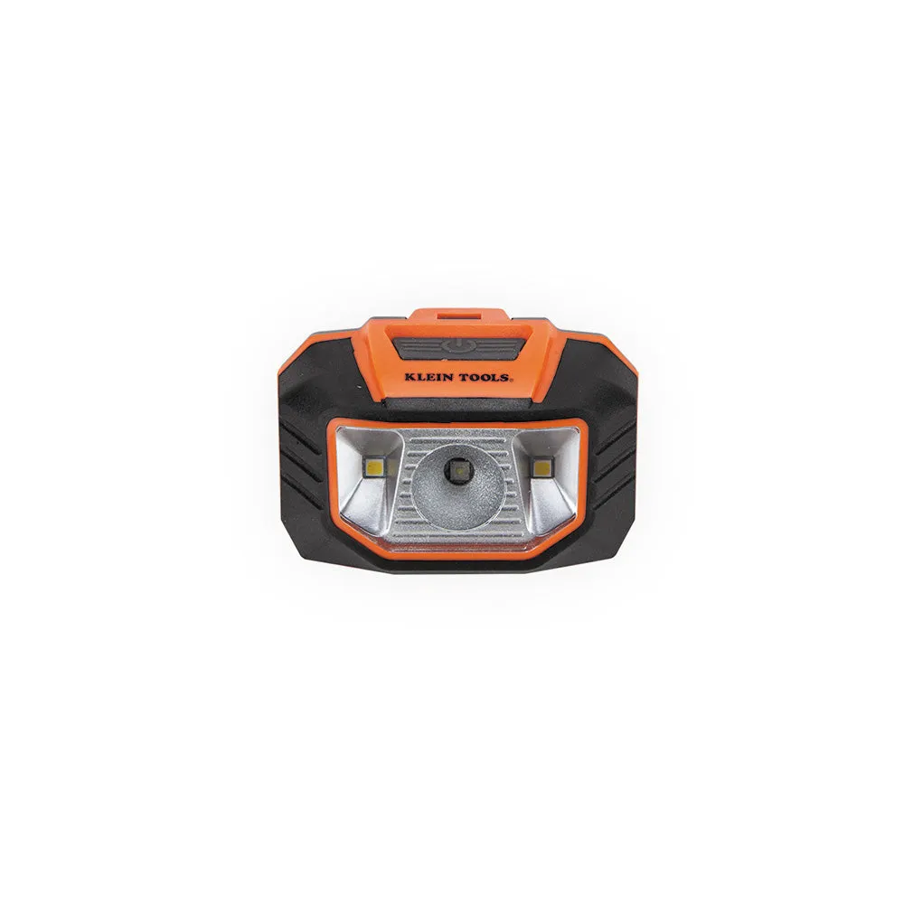 LED Headlamp with Silicone Hard Hat Strap