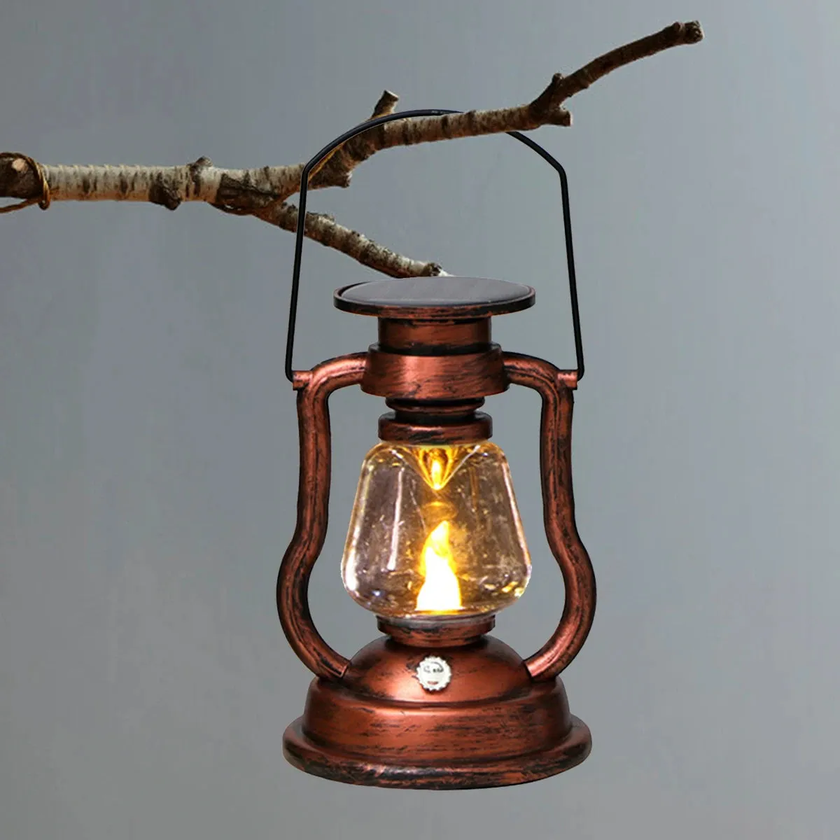 LED Solar Retro Oil Lamp