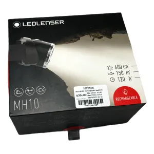 Ledlenser MH10 Rechargeable Headlamp Black