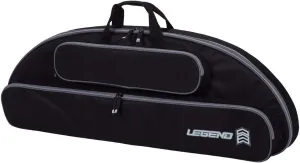 LEGEND Wolf Genesis Compound Bow Case - NASP Archery Travel Bag for Genesis Bows with Thick Foam Padding, Backpack Straps, External Pockets & Nylon Lining - Ultimate Gear Protection - 37 inch Interior