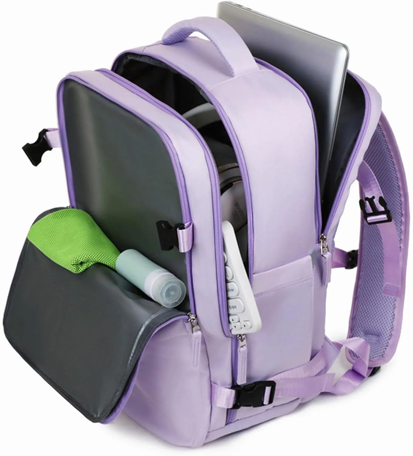 Levettevac Mochila, Levettevac Backpack, Suitable for Short Trip and Business, Small Travel Backpack for Women (Black)