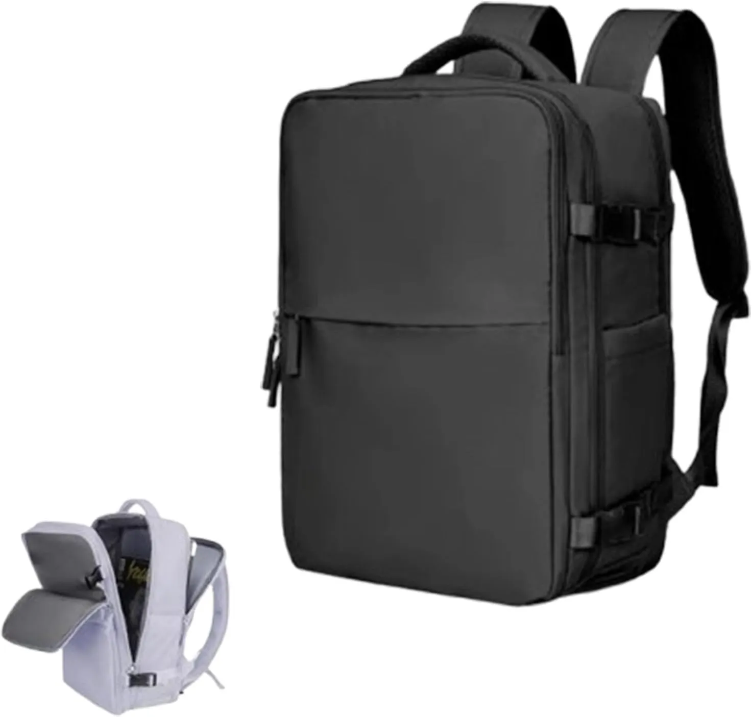 Levettevac Mochila, Levettevac Backpack, Suitable for Short Trip and Business, Small Travel Backpack for Women (Black)