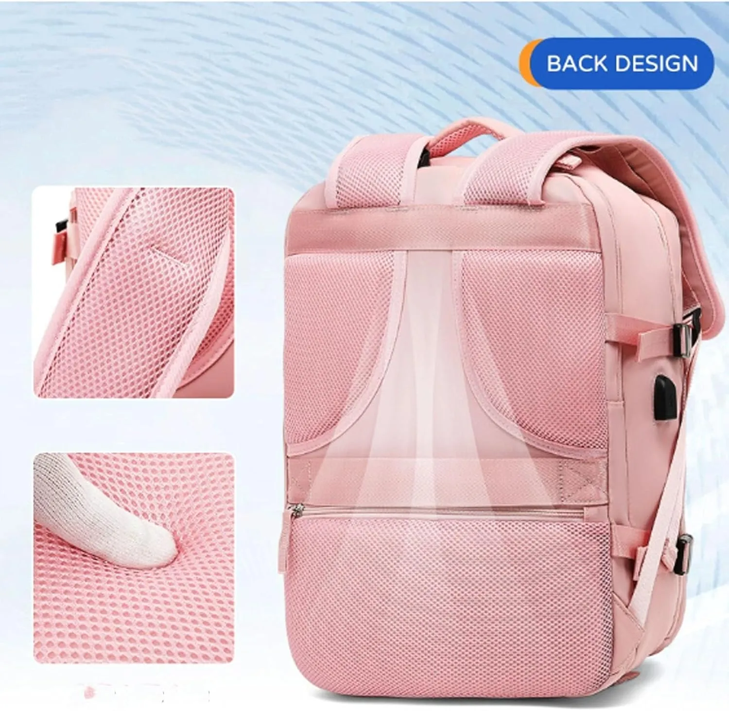 Levettevac Mochila, Levettevac Backpack, Suitable for Short Trip and Business, Small Travel Backpack for Women (Black)