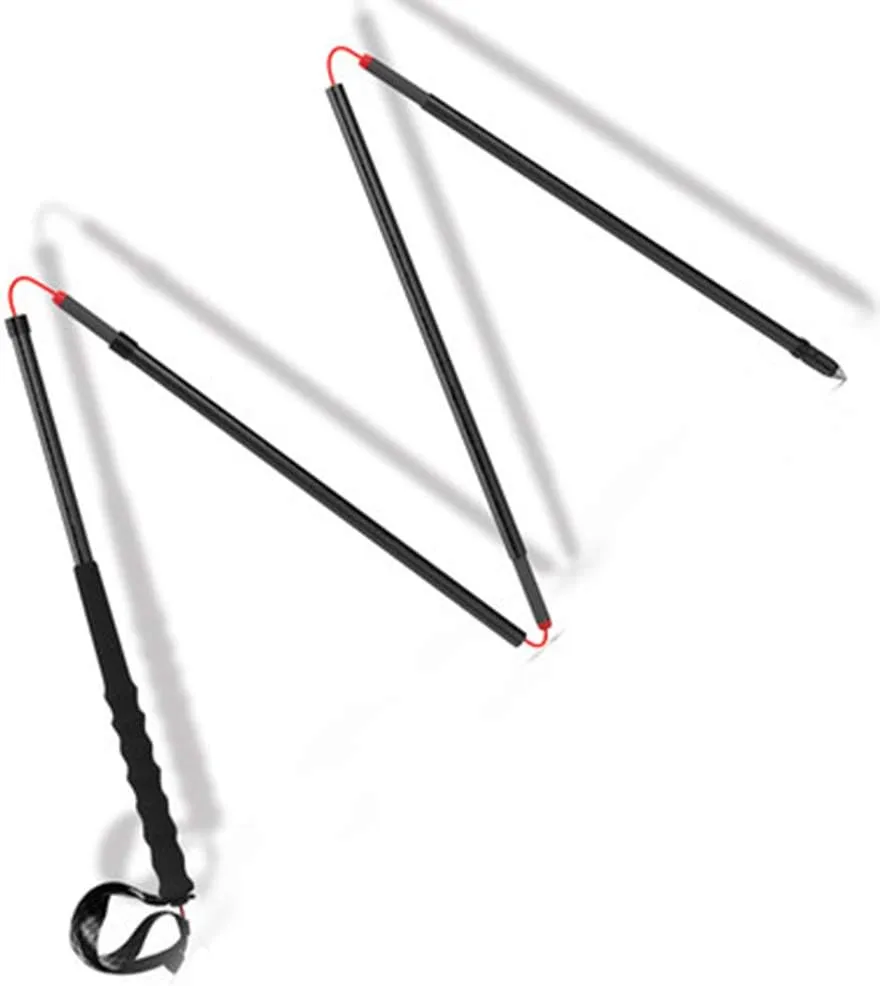 Lightweight Collapsible Carbon Fiber Trekking Poles-2 Pack Strong Folding Best Walking Stick,Anti-Shock Extendable Hiking Pole for Camping, Mountainin (2pc Pack 110cm)