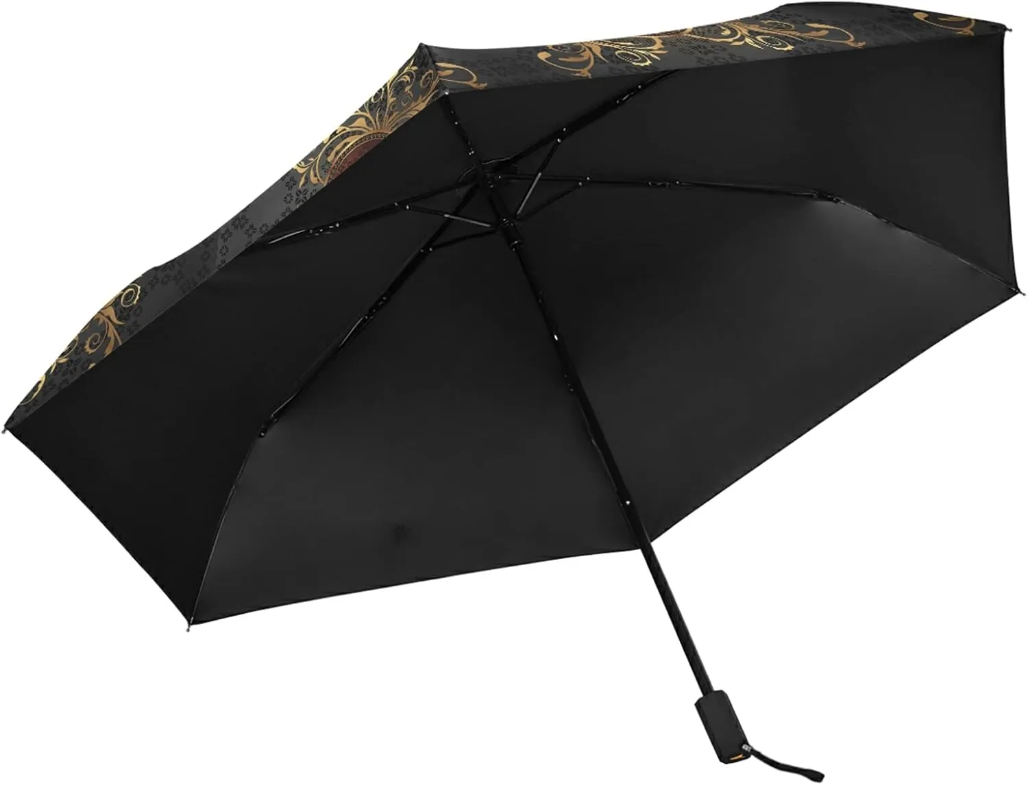 Lightweight Folding Umbrella, Portable Sun Travel Parasol, Compact Anti-UV Strong Rain Umbrella
